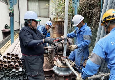 熱海市：温泉井 メンテナンスの写真